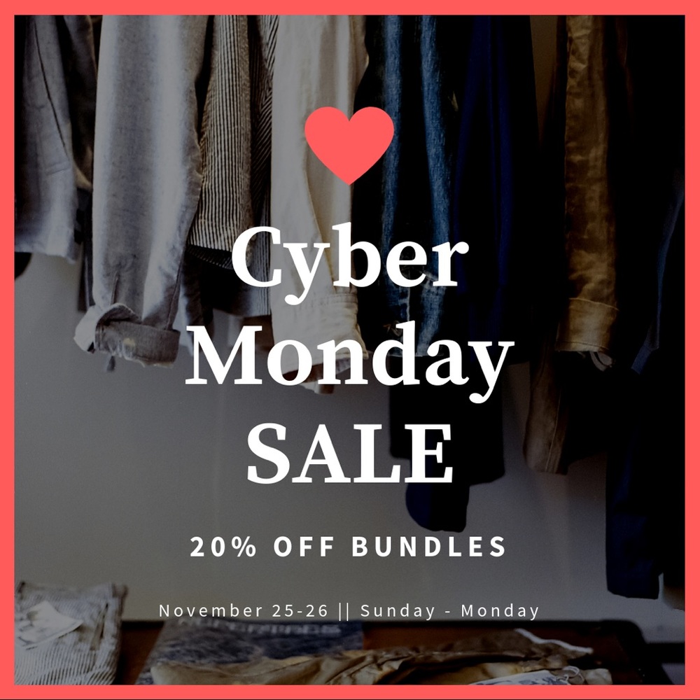 20% Off Bundles of 2+ ... Nov 25-26